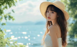电脑美女壁纸高清背影,电脑美女壁纸中的优雅瞬间